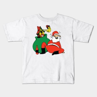 Drunk santa Kids T-Shirt